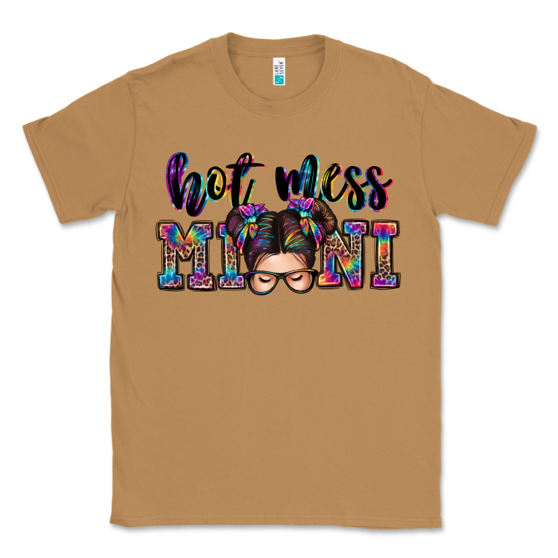 Mess Mini Messy Bun Classic Tee by Zillion Design Studio | Teevron