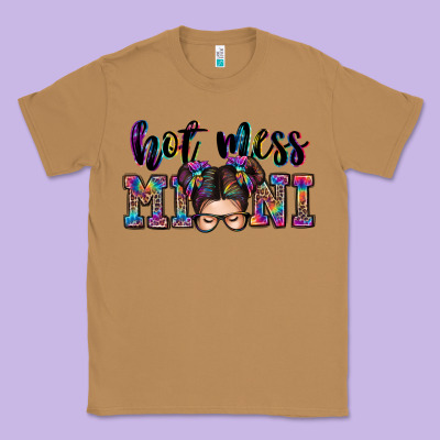 Mess Mini Messy Bun Classic Tee Designed By Zillion Design Studio
