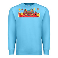 Ocean Blue sweet summer time libbey cup Premium Sweatshirt - HRA Design Shop
