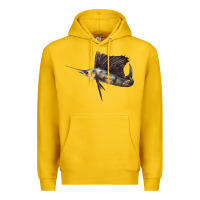 Lemon Atlantic Sailfish Illustrations Premium Hoodie - LillyAllenDesigns