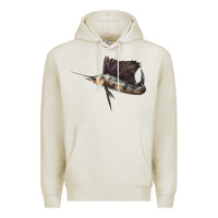 Oatmeal Heather Atlantic Sailfish Illustrations Premium Hoodie - LillyAllenDesigns