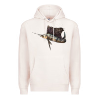 Pale Pink Atlantic Sailfish Illustrations Premium Hoodie - LillyAllenDesigns