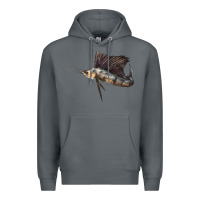 Rock Atlantic Sailfish Illustrations Premium Hoodie - LillyAllenDesigns