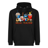 Black music teacher coffee cups Heavyweight Hoodie - Zillion Design Studio