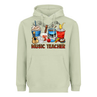 Matcha music teacher coffee cups Heavyweight Hoodie - Zillion Design Studio