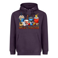 Plum music teacher coffee cups Heavyweight Hoodie - Zillion Design Studio