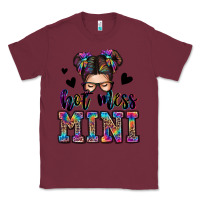 Burgundy mess mini messy bun Classic Tee - Zillion Design Studio