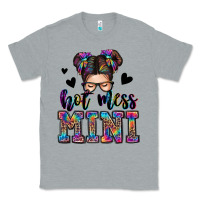 Heather Grey mess mini messy bun Classic Tee - Zillion Design Studio