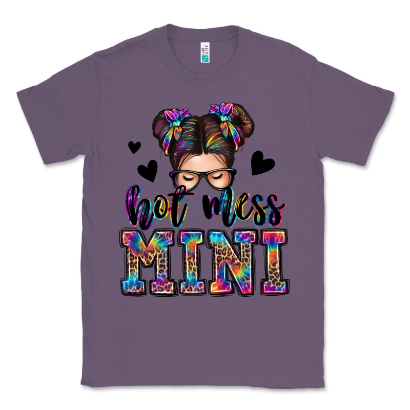 Mess Mini Messy Bun Classic Tee by Zillion Design Studio | Teevron