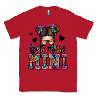 Red mess mini messy bun Classic Tee - Zillion Design Studio