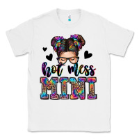 White mess mini messy bun Classic Tee - Zillion Design Studio