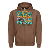 Chestnut farm sweet farm with horses Zipper Hoodie - texasbilliewilder