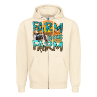 Sandshell farm sweet farm with horses Zipper Hoodie - texasbilliewilder