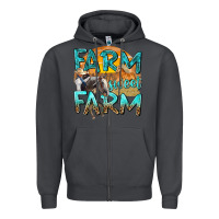 Smoke farm sweet farm with horses Zipper Hoodie - texasbilliewilder