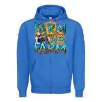 True Royal farm sweet farm with horses Zipper Hoodie - texasbilliewilder