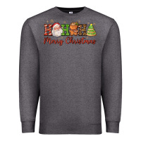 Charcoal Heather hohoho merry christmas santa coffee cup tree cooki Premium Sweatshirt - FaDigitalArtStudio