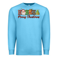 Ocean Blue hohoho merry christmas santa coffee cup tree cooki Premium Sweatshirt - FaDigitalArtStudio