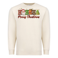 Hohoho Merry Christmas Santa Coffee Cup Tree Cooki Premium Sweatshirt | Teevron