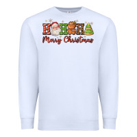 White hohoho merry christmas santa coffee cup tree cooki Premium Sweatshirt - FaDigitalArtStudio