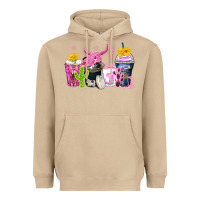 Mushroom neon western coffee cups Heavyweight Hoodie - Zillion Design Studio