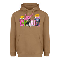 Toasted Coconut neon western coffee cups Heavyweight Hoodie - Zillion Design Studio