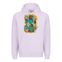 Lilac western cross blessed lily butterfly Premium Hoodie - BarkalooDesign