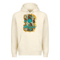 Sandshell western cross blessed lily butterfly Premium Hoodie - BarkalooDesign