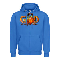 True Royal With God All Thing Are Possible Zipper Hoodie - RanaPortraitStore