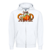 White With God All Thing Are Possible Zipper Hoodie - RanaPortraitStore