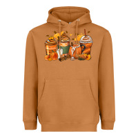 Meerkat pumpkin spice latte coffee cups Heavyweight Hoodie - Zillion Design Studio