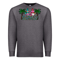 Charcoal Heather summer Premium Sweatshirt - CowhideDigitalArt