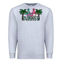 Heather Grey summer Premium Sweatshirt - CowhideDigitalArt