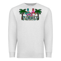 Oatmeal Heather summer Premium Sweatshirt - CowhideDigitalArt