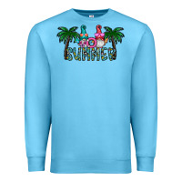 Ocean Blue summer Premium Sweatshirt - CowhideDigitalArt