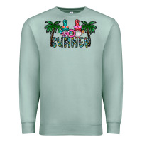 Seafoam summer Premium Sweatshirt - CowhideDigitalArt