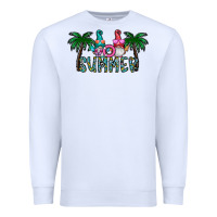 White summer Premium Sweatshirt - CowhideDigitalArt
