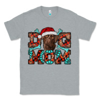 Heather Grey Christmas Labrador Dog Mom Classic Tee - RanaPortraitStore
