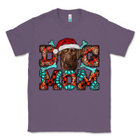 Lavender Christmas Labrador Dog Mom Classic Tee - RanaPortraitStore
