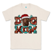 Natural Christmas Labrador Dog Mom Classic Tee - RanaPortraitStore