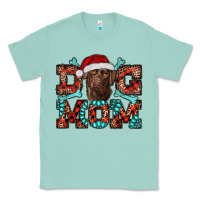 Seafoam Christmas Labrador Dog Mom Classic Tee - RanaPortraitStore
