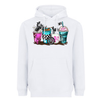 White motocross coffee cups Heavyweight Hoodie - Zillion Design Studio