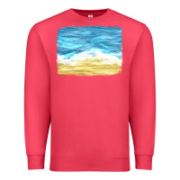 Cardinal glitter beach background Premium Sweatshirt - HRA Design Shop
