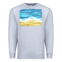 Heather Grey glitter beach background Premium Sweatshirt - HRA Design Shop