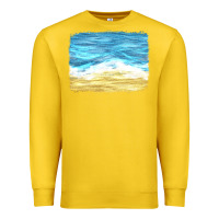 Lemon glitter beach background Premium Sweatshirt - HRA Design Shop