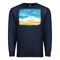 Navy glitter beach background Premium Sweatshirt - HRA Design Shop