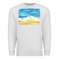 Oatmeal Heather glitter beach background Premium Sweatshirt - HRA Design Shop