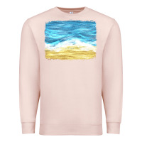 Pale Pink glitter beach background Premium Sweatshirt - HRA Design Shop