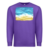 Purple glitter beach background Premium Sweatshirt - HRA Design Shop