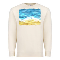 Sandshell glitter beach background Premium Sweatshirt - HRA Design Shop