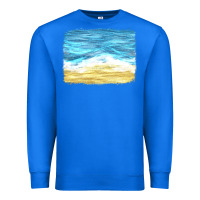 True Royal glitter beach background Premium Sweatshirt - HRA Design Shop
